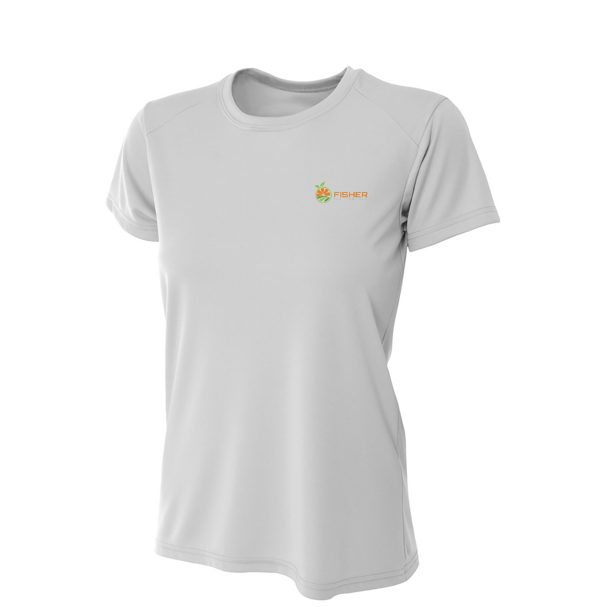 A4 Women's Cooling Performance Short Sleeve Tee — Silver