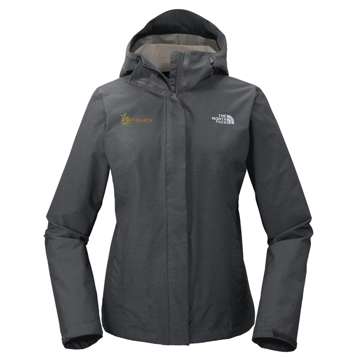 The North Face Women's DryVent Rain Jacket - Embroidered — TNF Dark Grey Heather