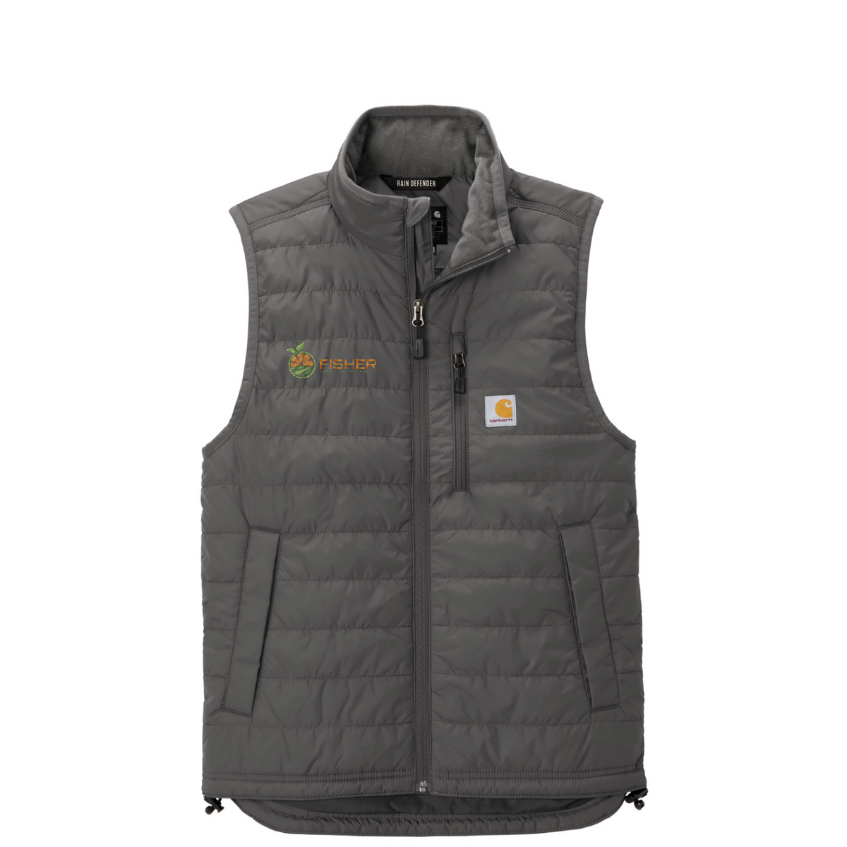 Carhartt Gilliam Vest - Embroidered — Shadow Grey
