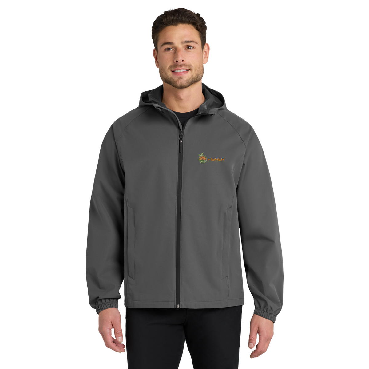 Port Authority Essential Rain Jacket - Embroidered — model