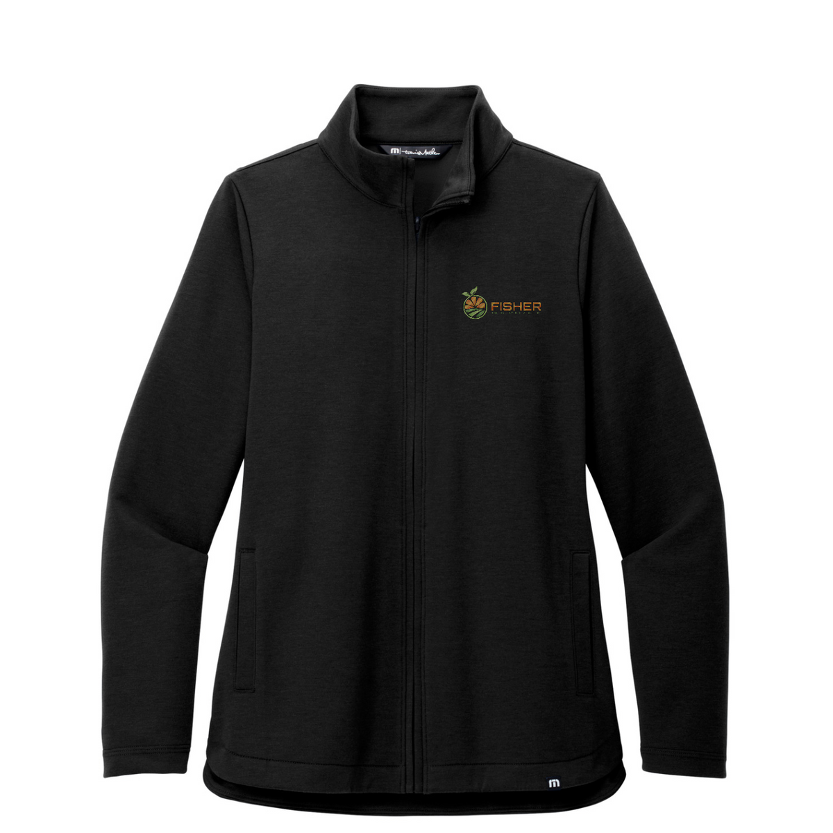 TravisMathew Women's Coveside Full-Zip - Embroidered — Black