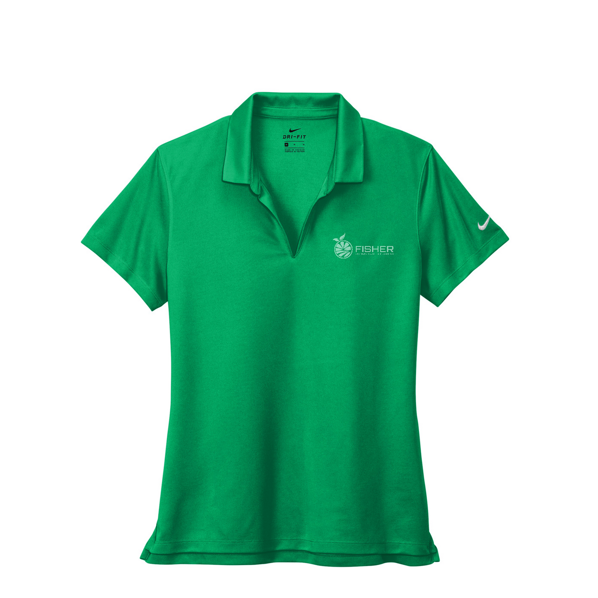 Nike Women's Dri-FIT Micro Pique 2.0 Polo - Embroidered — Lucid Green