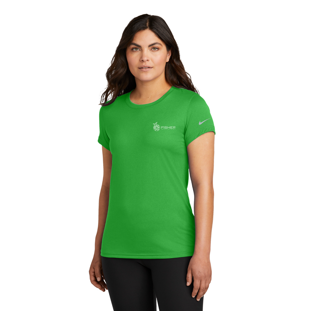 Nike Women's Swoosh Sleeve rLegend Tee — model