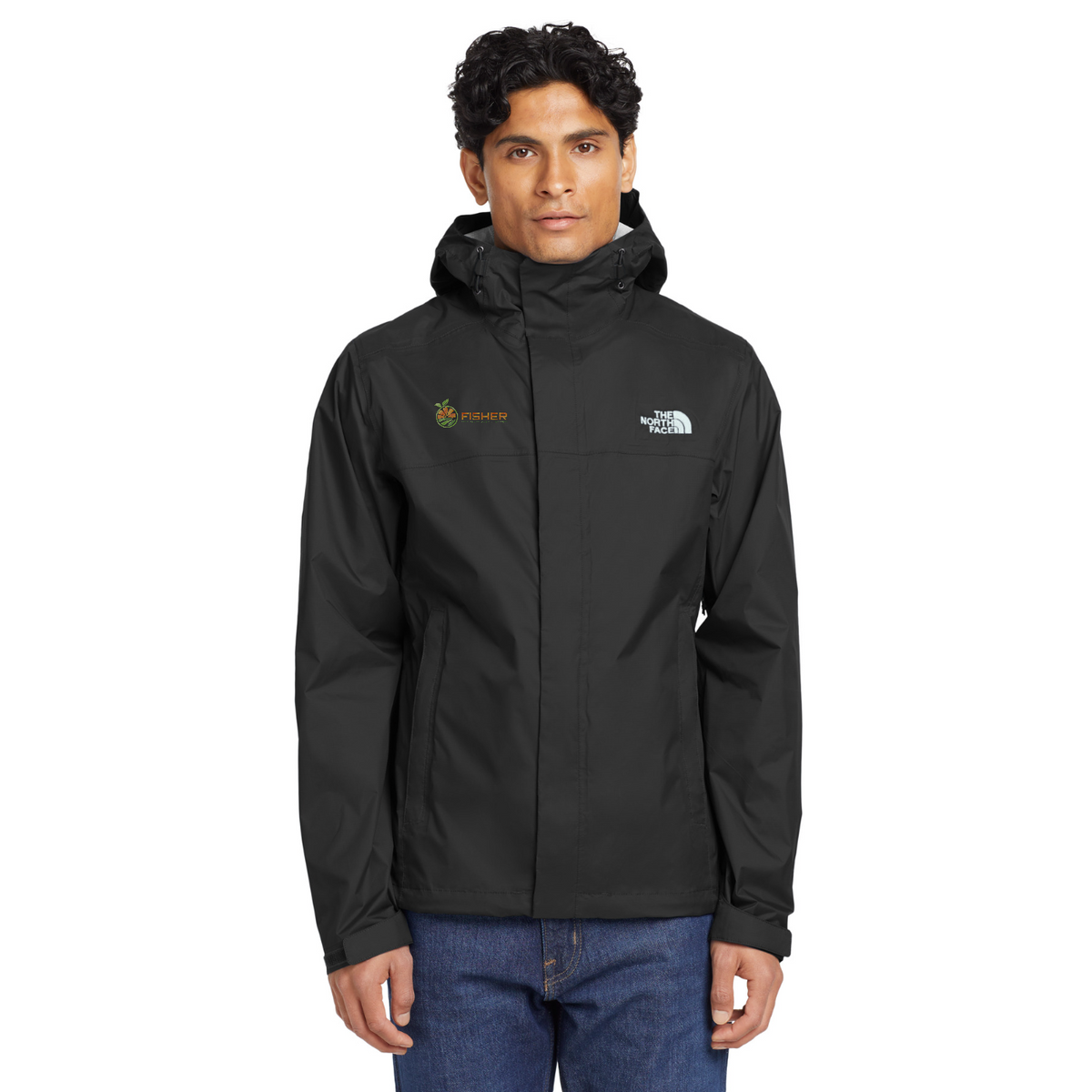 The North Face DryVent Rain Jacket - Embroidered — model