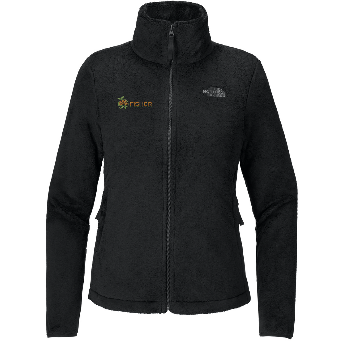 The North Face Women's Osito Fleece Jacket - Embroidered — TNF Black