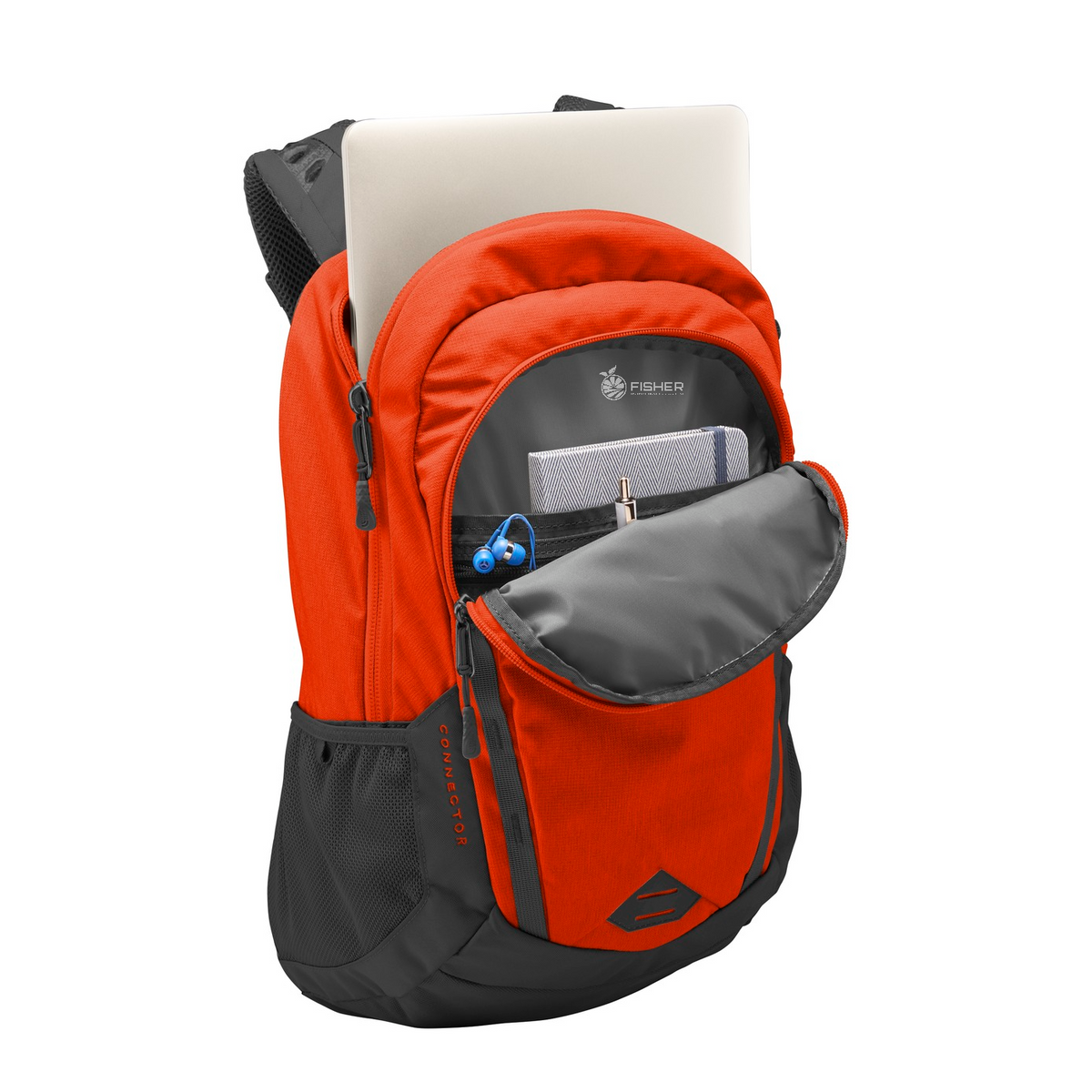 The North Face Connector Backpack - Embroidered — Tibetan Orange/ Asphalt Grey