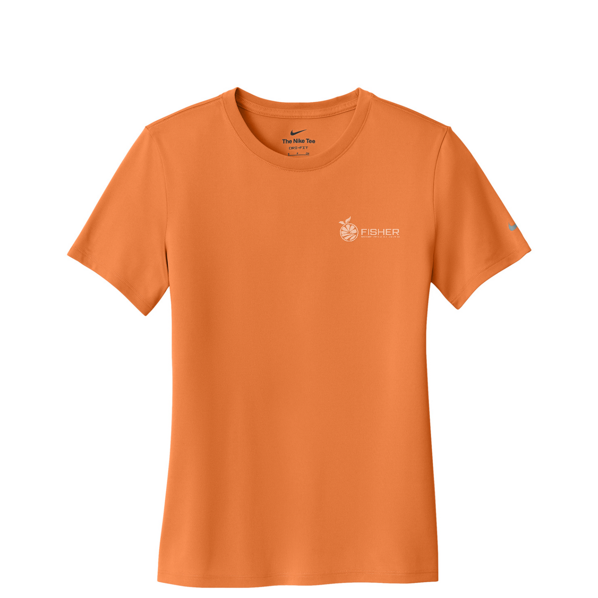 Nike Women's Swoosh Sleeve rLegend Tee — Desert Orange