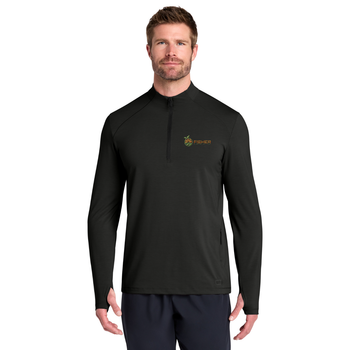 OGIO Motion 1/4-Zip - Embroidered — model