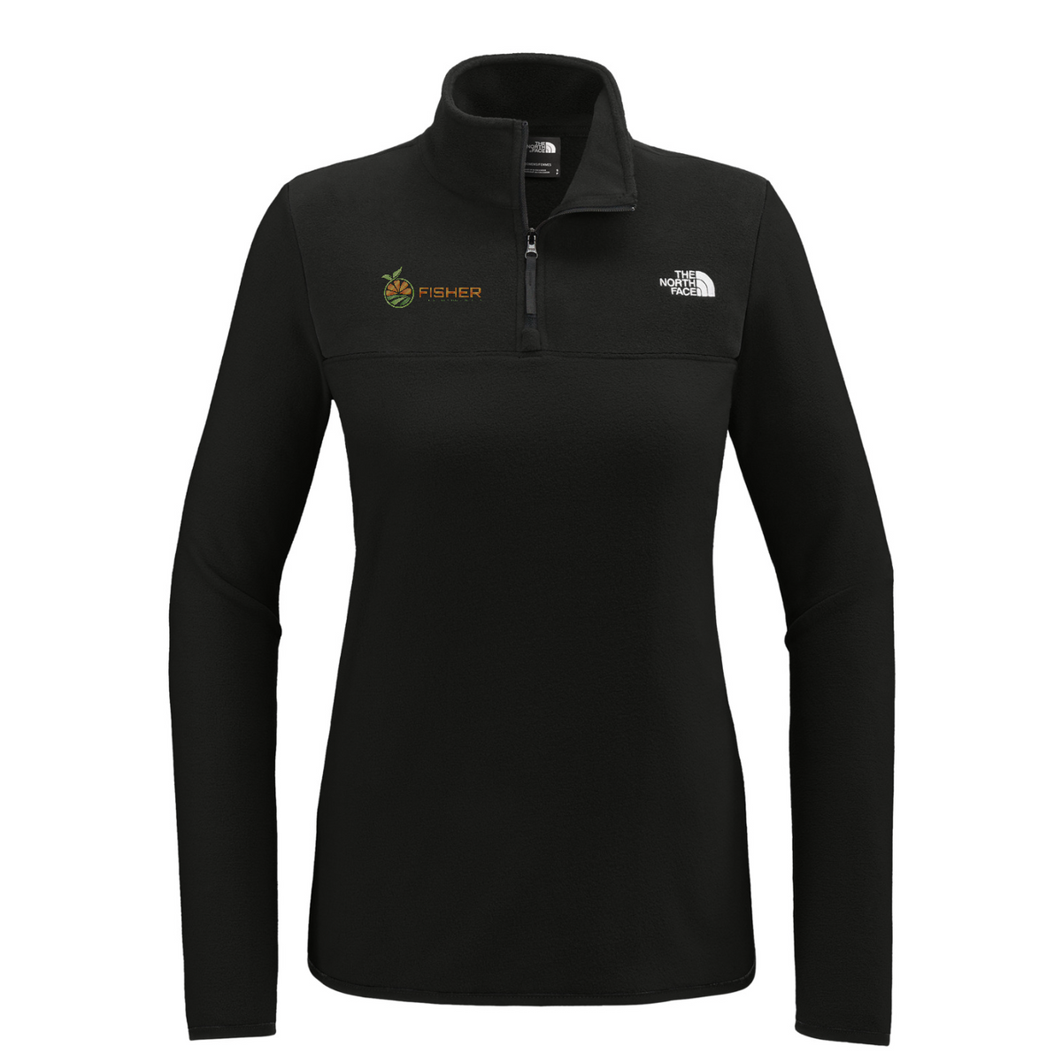 The North Face Women's Glacier 1/4-Zip Fleece - Embroidered — TNF Black