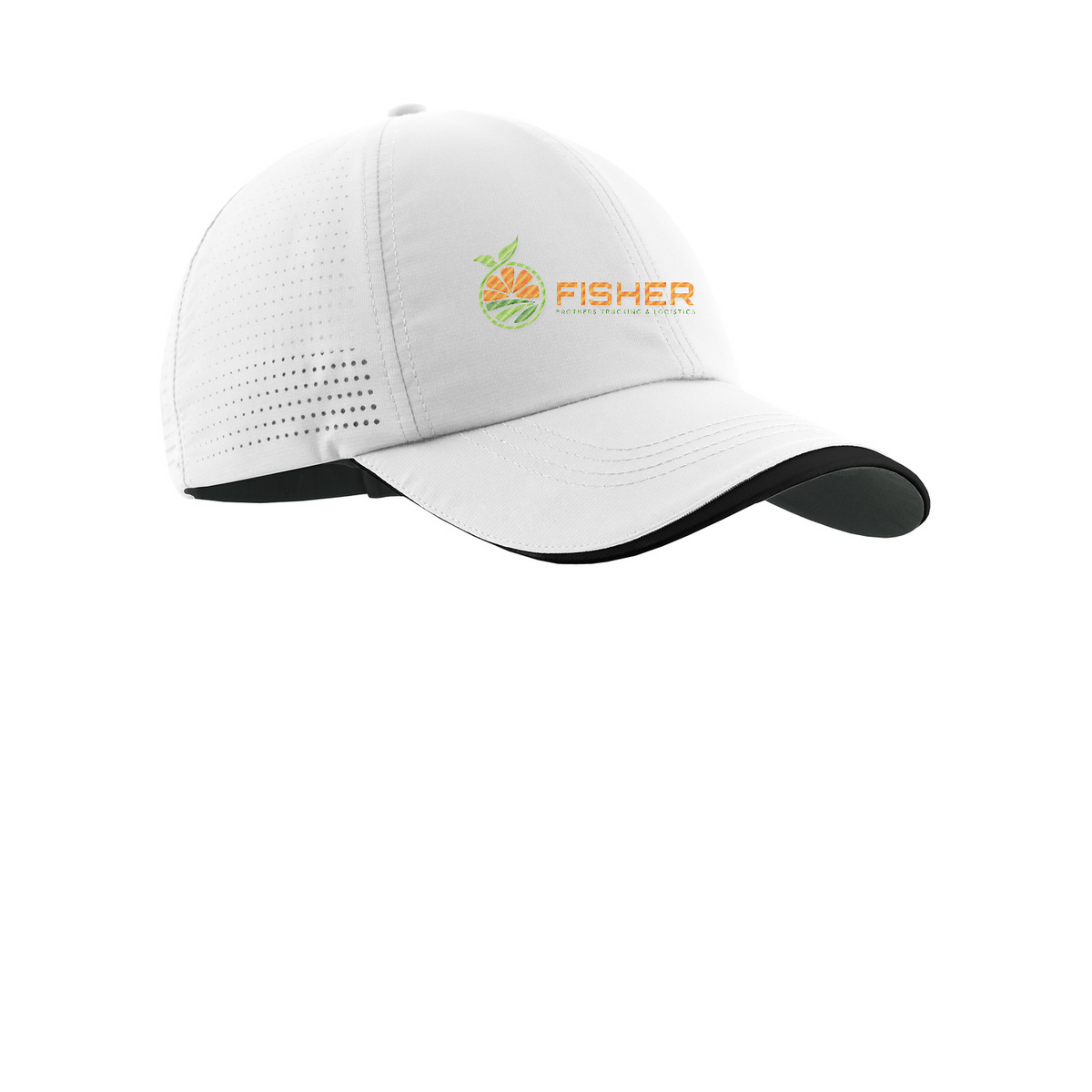 Nike Dri-FIT Perforated Performance Cap - Embroidered — White/ Black