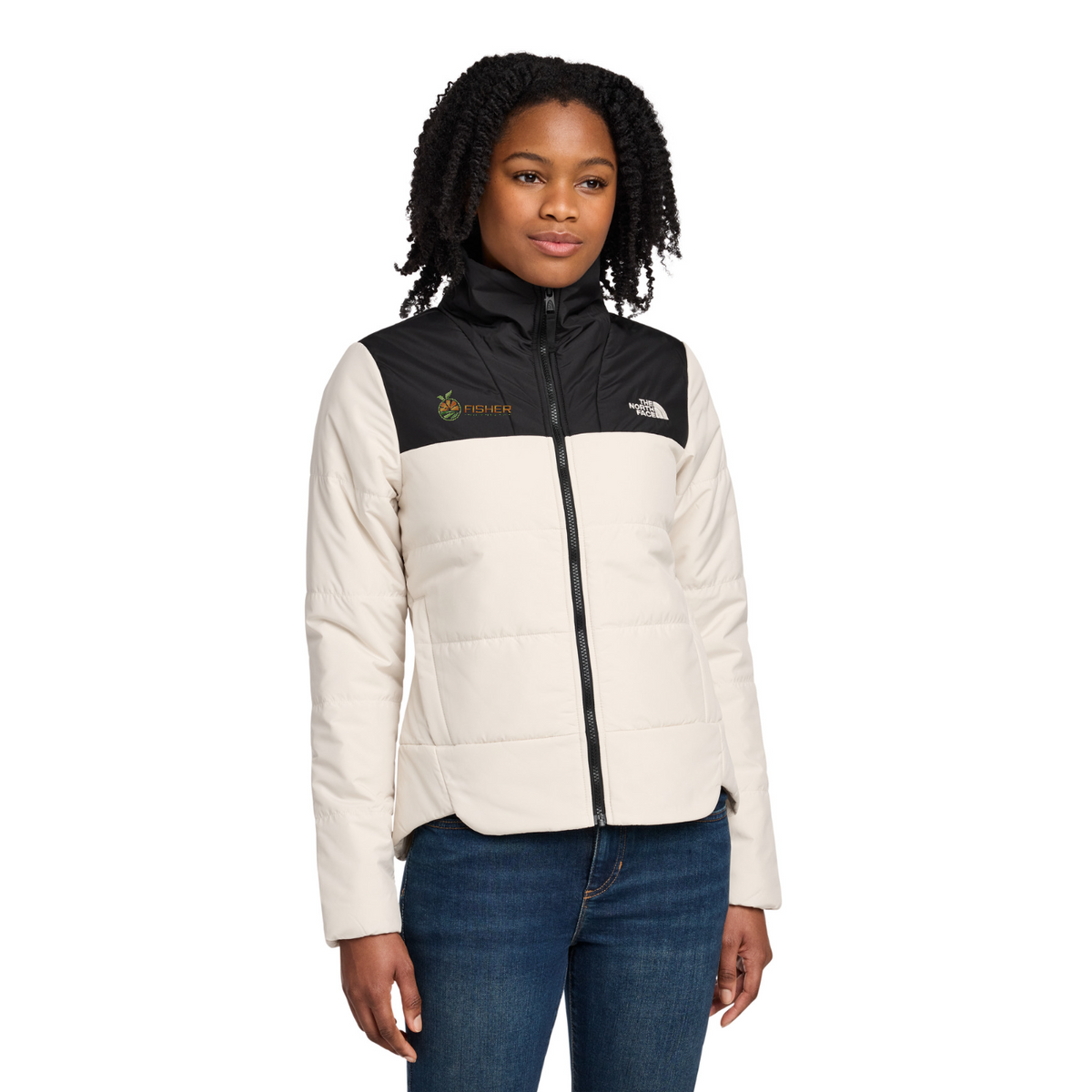 The North Face Women's Chest Logo Everyday Insulated Jacket - Embroidered — model