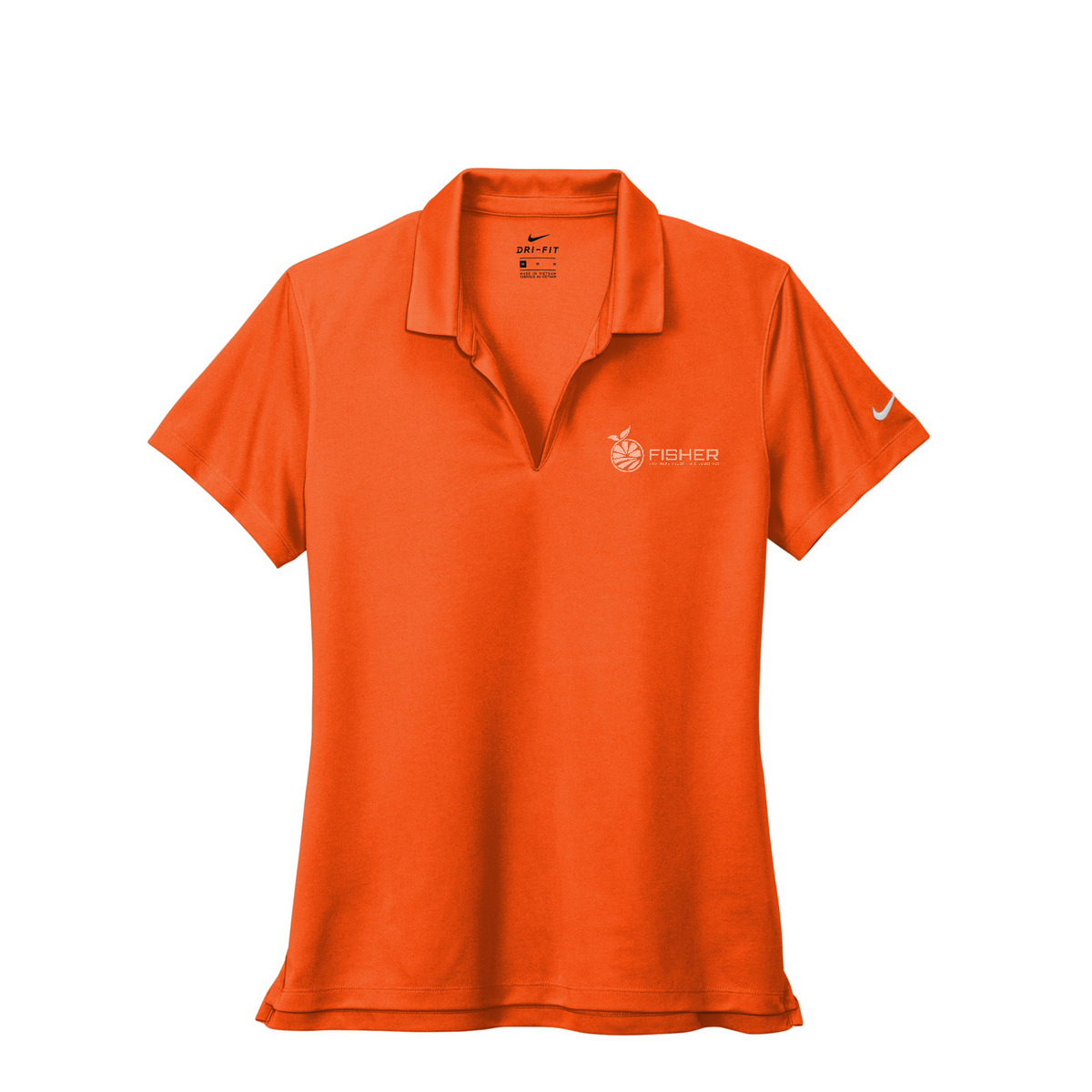 Nike Women's Dri-FIT Micro Pique 2.0 Polo - Embroidered — Brilliant Orange