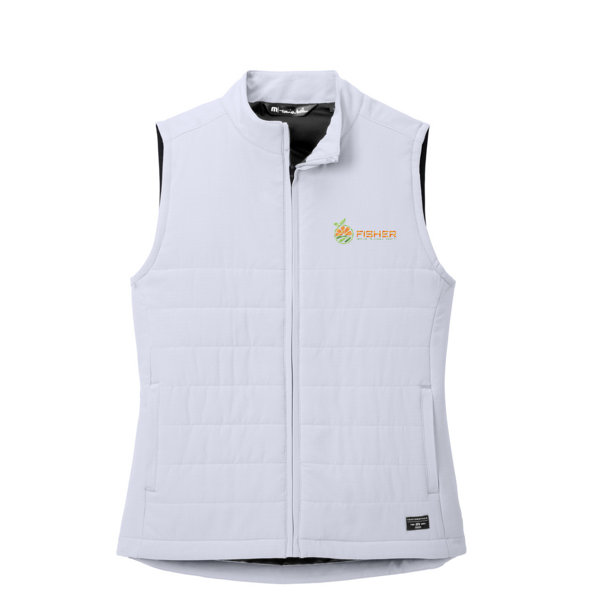 TravisMathew Women's Cold Bay Vest - Embroidered — Microchip Grey