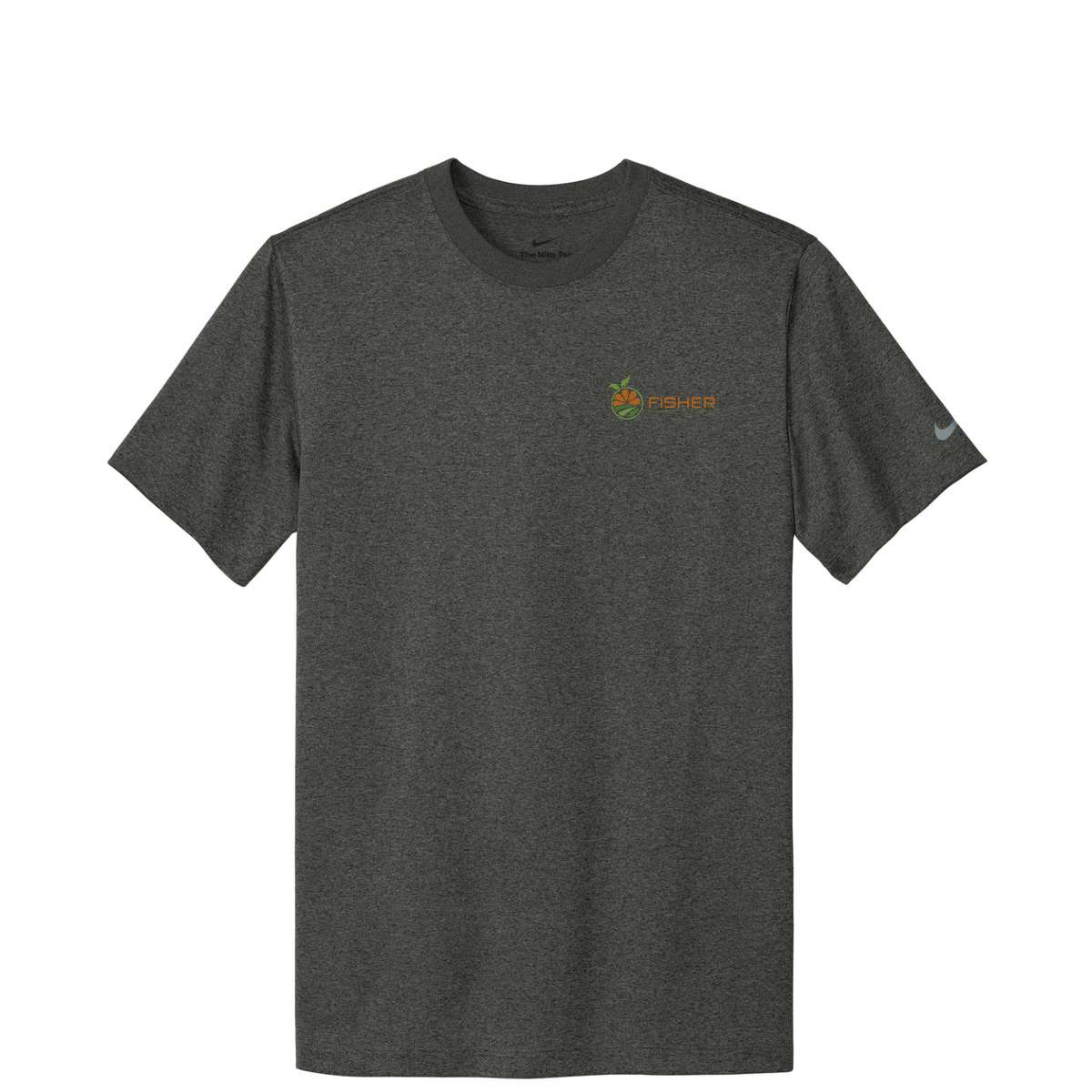 Nike Swoosh Sleeve rLegend Tee — Dark Smoke Heather