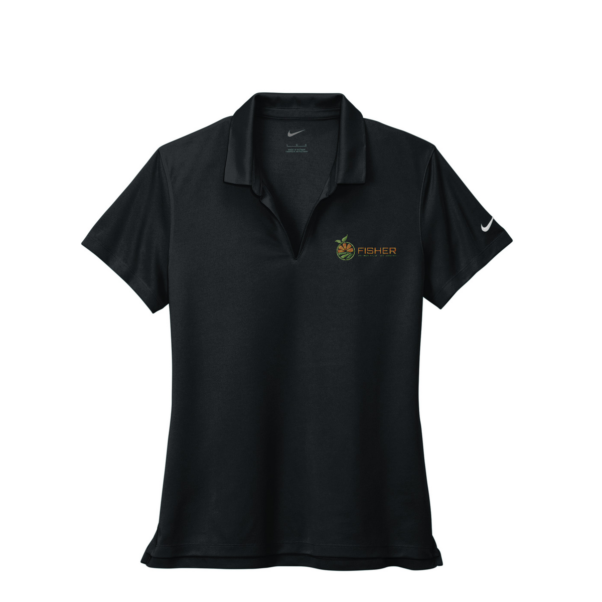 Nike Women's Dri-FIT Micro Pique 2.0 Polo - Embroidered — Black