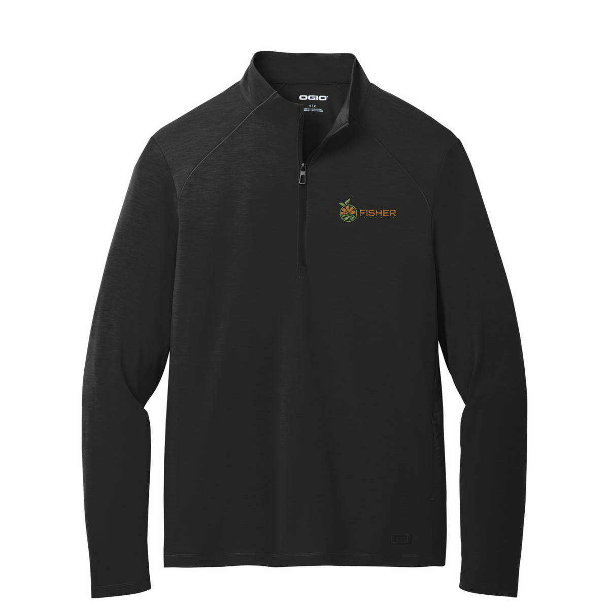 OGIO Motion 1/4-Zip - Embroidered — Blacktop