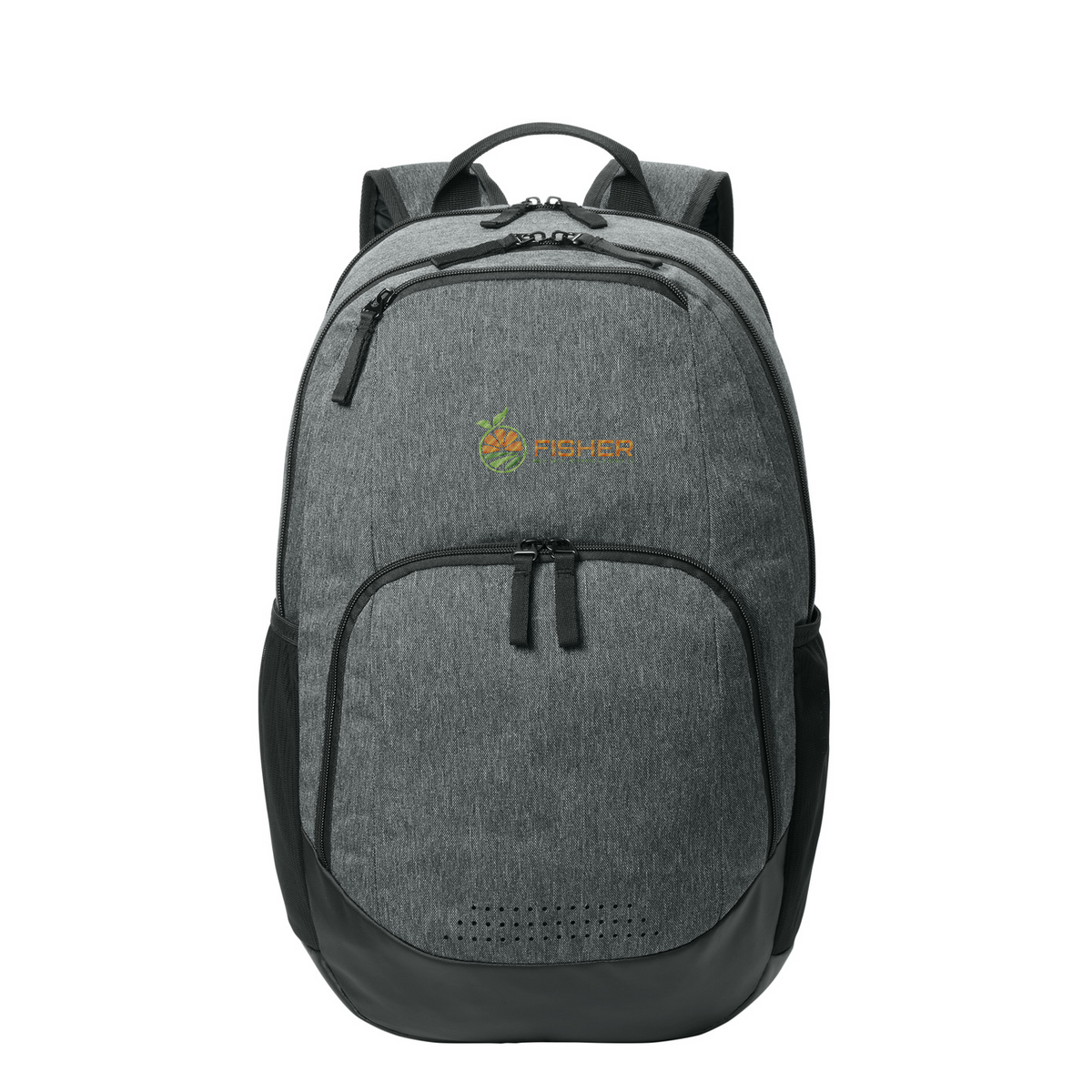 Sport-Tek Rec Backpack - Embroidered — Heather Grey