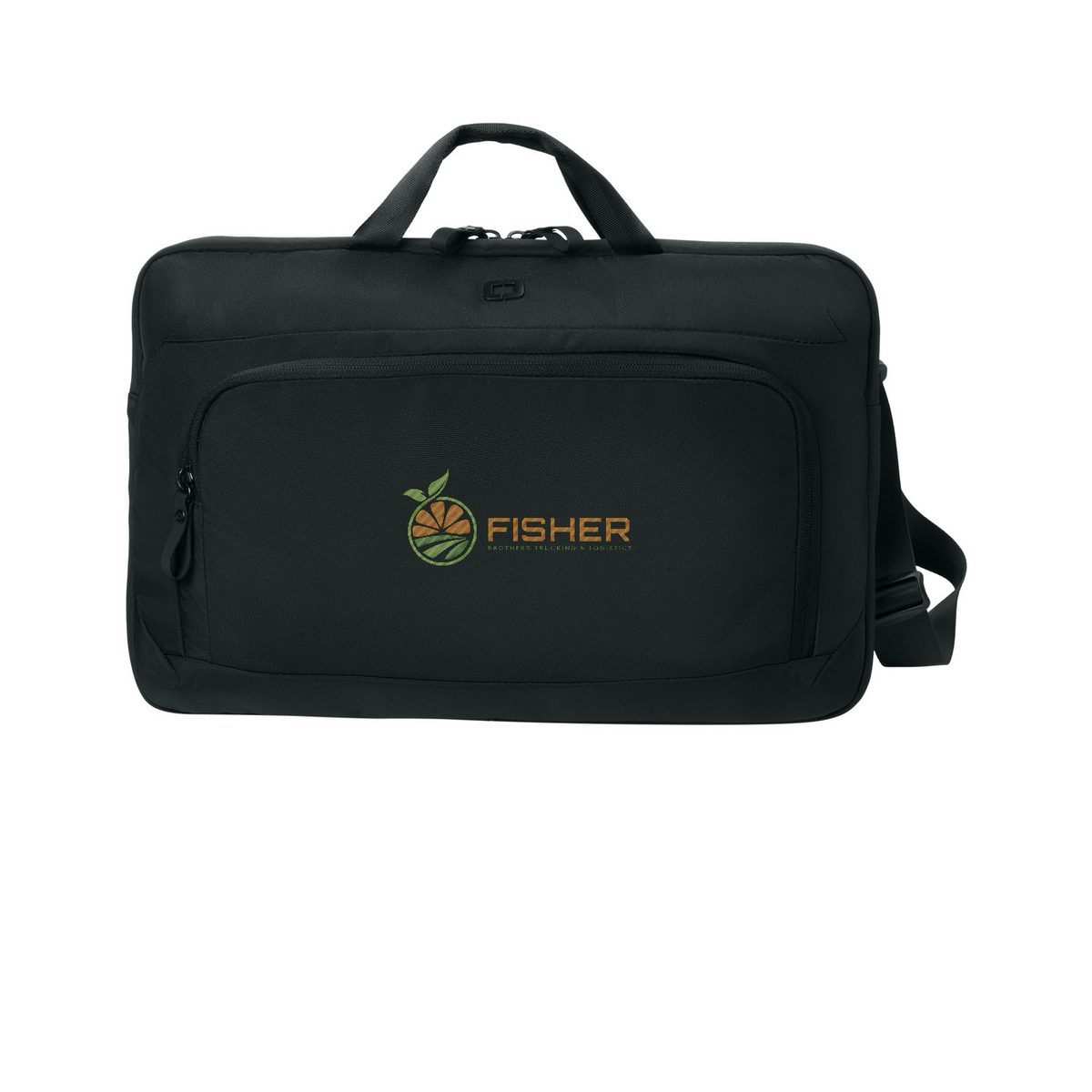 OGIO Slim Brief - Embroidered — Blacktop