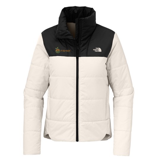 The North Face Women's Chest Logo Everyday Insulated Jacket - Embroidered — Vintage White