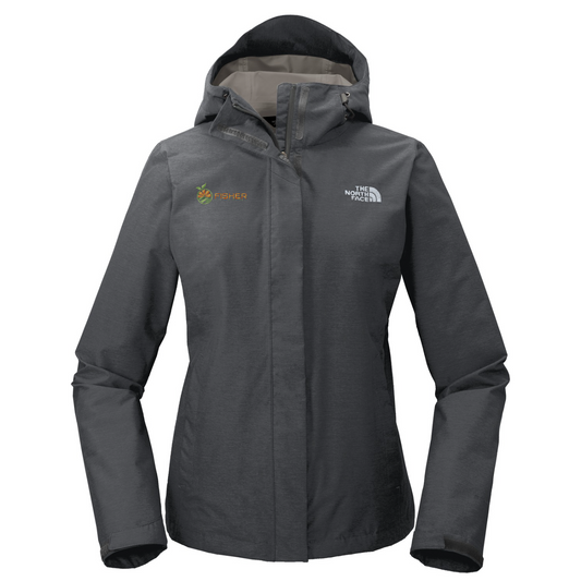 The North Face  Women's DryVent Rain Jacket - Embroidered — TNF Dark Grey Heather