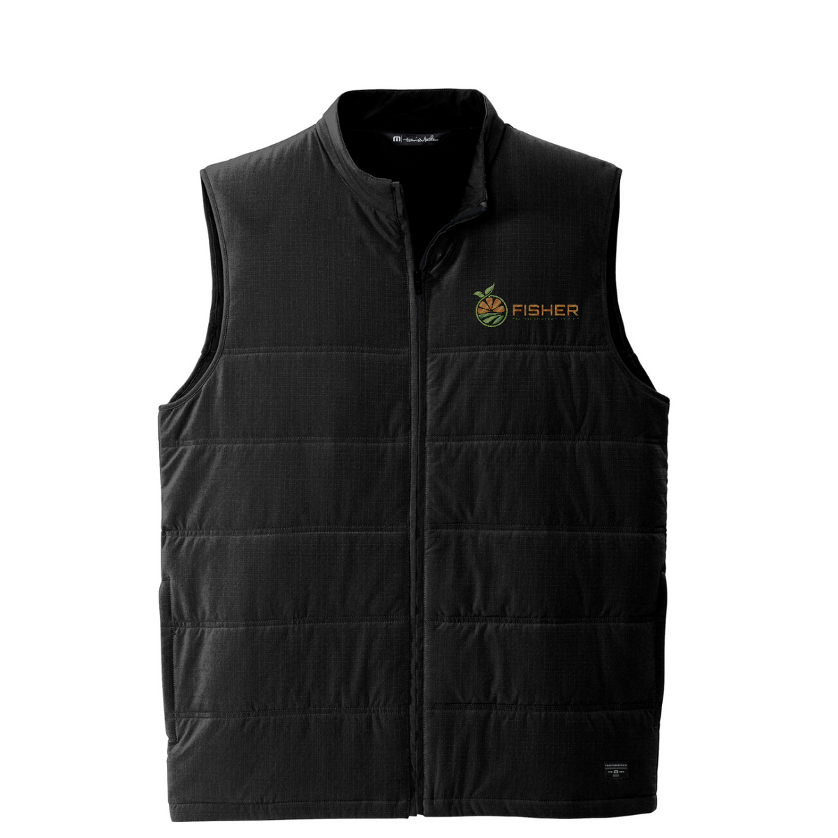 TravisMathew Cold Bay Vest - Embroidered — Black