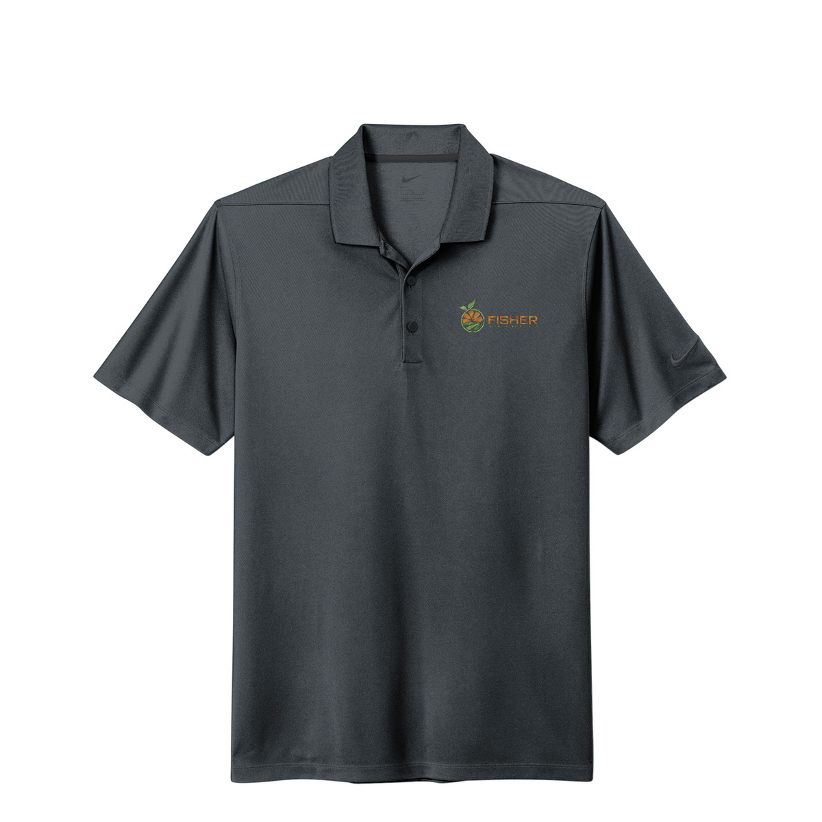 Nike Dri-FIT Micro Pique 2.0 Polo - Embroidered — Anthracite