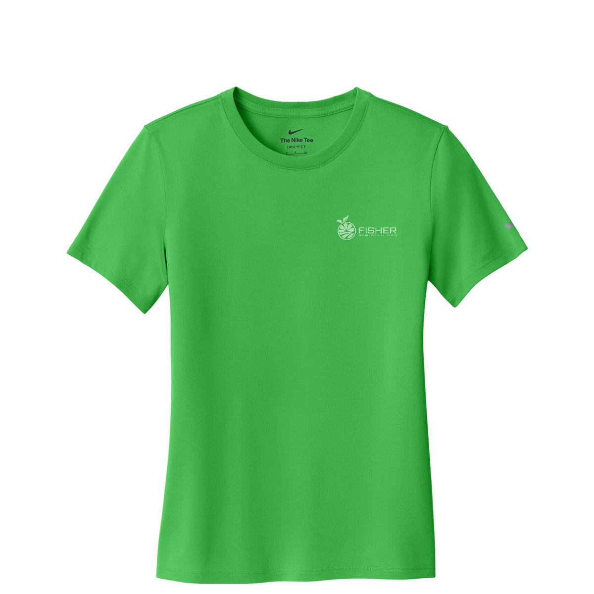 Nike Women's Swoosh Sleeve rLegend Tee — Apple Green