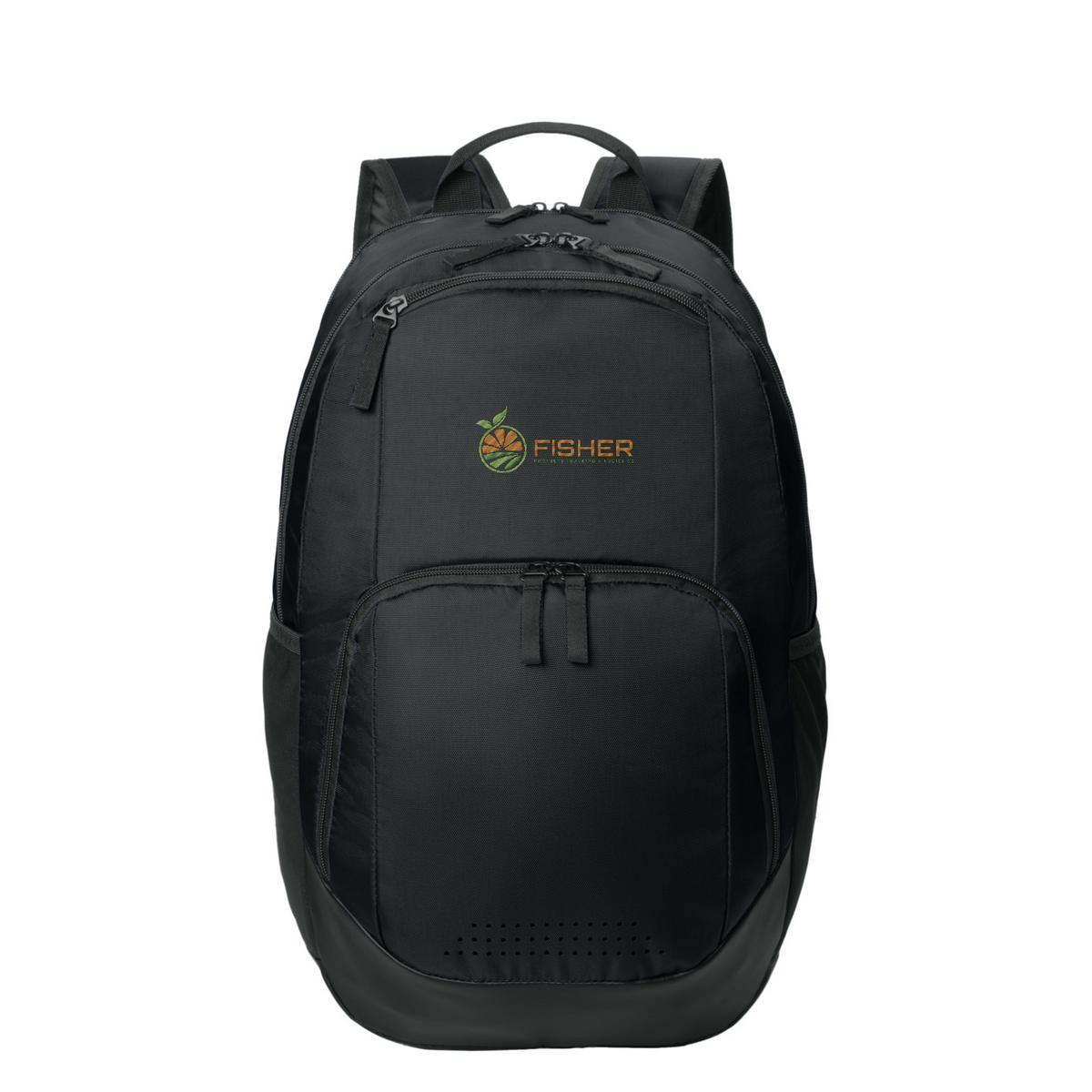 Sport-Tek Rec Backpack - Embroidered — Black