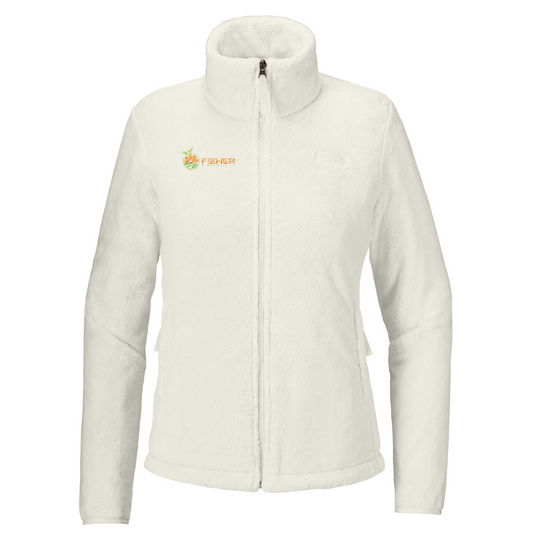 The North Face Women's Osito Fleece Jacket - Embroidered — White Dune