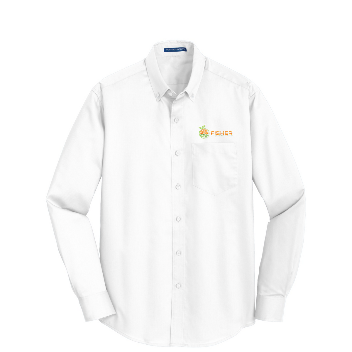 Port Authority SuperPro Twill Shirt - Embroidered — White