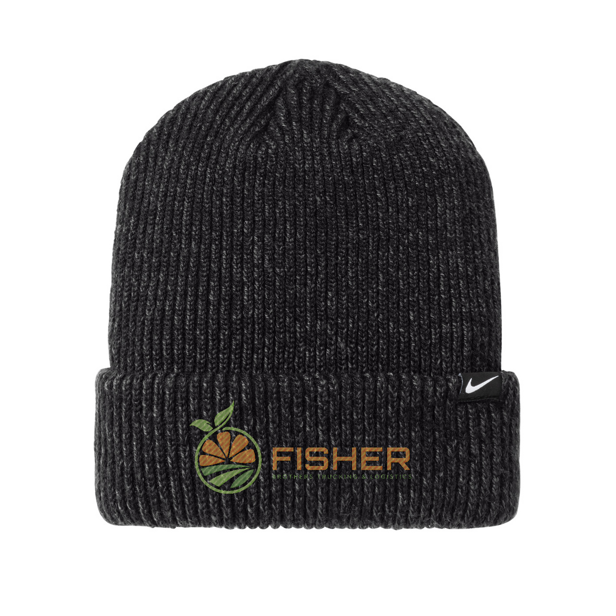 Nike Terra Beanie - Embroidered — Black Heather