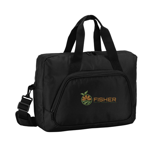 Port Authority  City Briefcase - Embroidered — Black