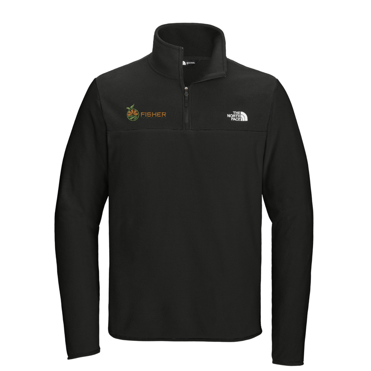 The North Face Glacier 1/4-Zip Fleece - Embroidered — TNF Black