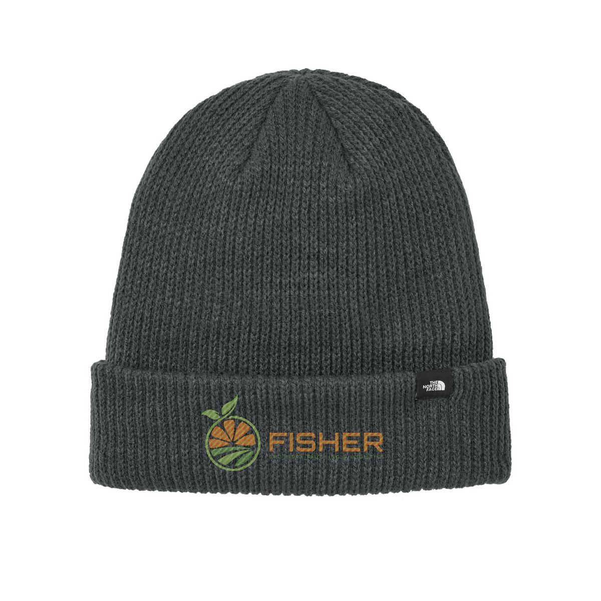 The North Face Truckstop Beanie - Embroidered — Asphalt Grey
