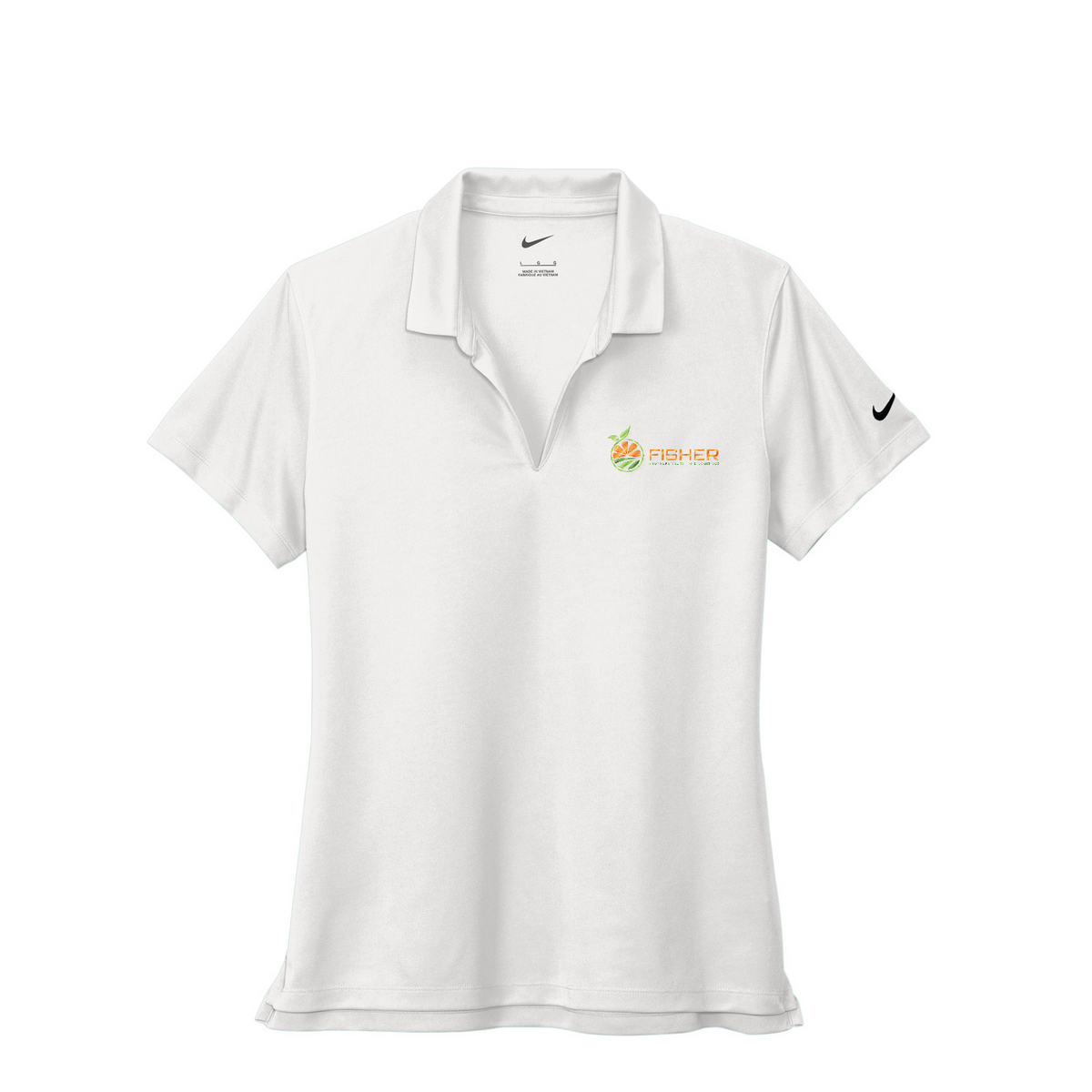 Nike Women's Dri-FIT Micro Pique 2.0 Polo - Embroidered — White