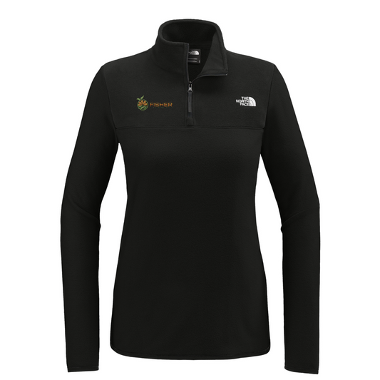 The North Face Women's Glacier 1/4-Zip Fleece - Embroidered — TNF Black
