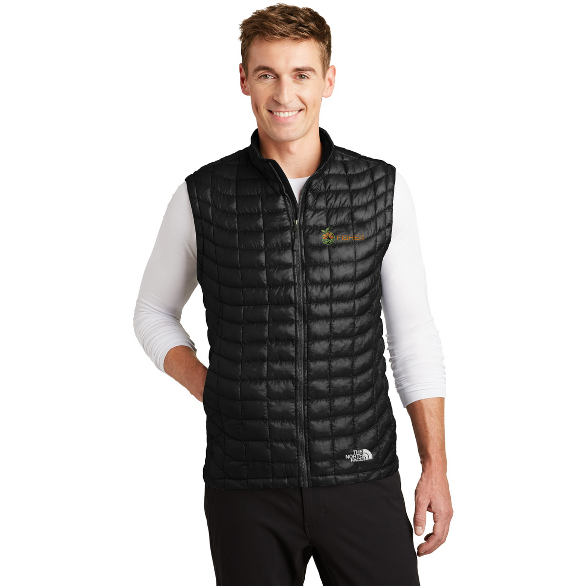 The North Face  ThermoBall   Trekker Vest - Embroidered — model
