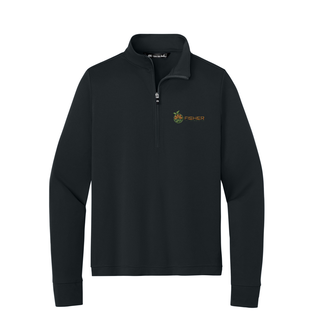 TravisMathew Women's Coto 1/2-Zip - Embroidered — Black
