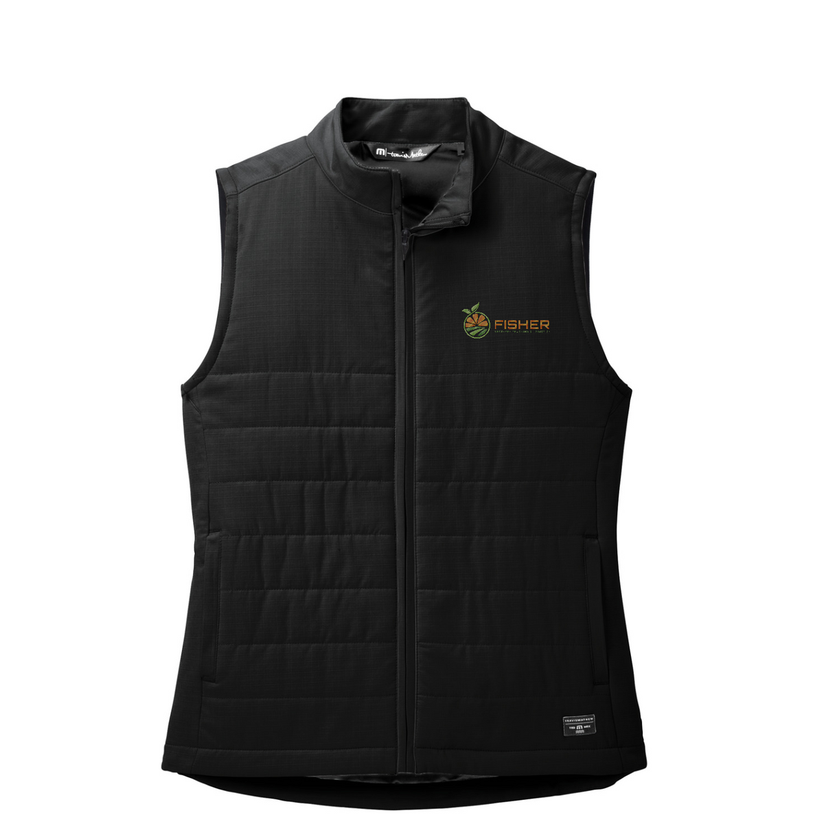 TravisMathew Women's Cold Bay Vest - Embroidered — Black