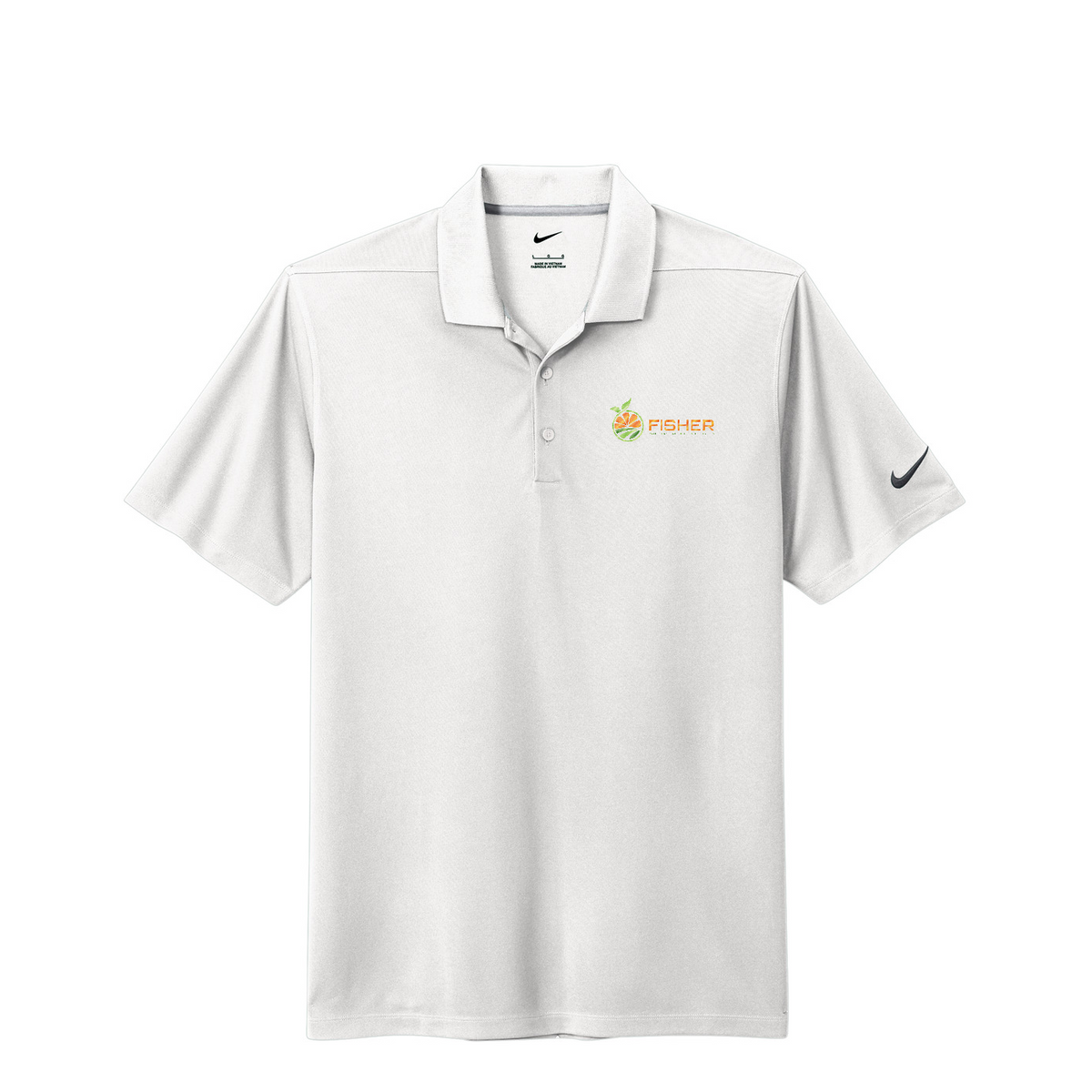Nike Dri-FIT Micro Pique 2.0 Polo - Embroidered — White