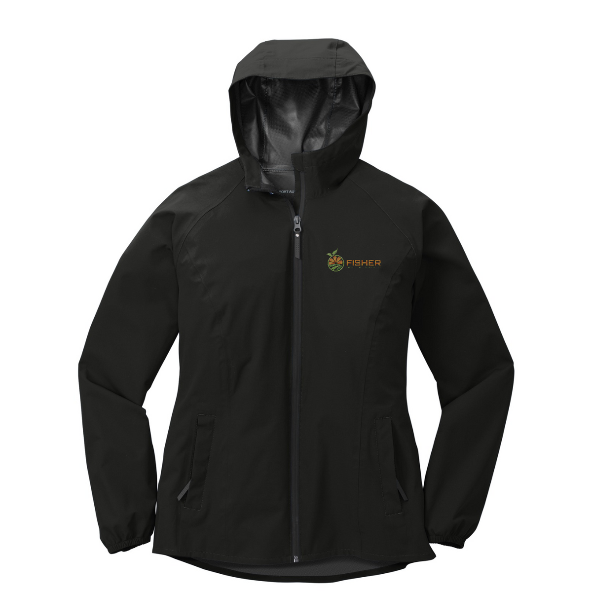 Port Authority  Women's Essential Rain Jacket - Embroidered — Deep Black